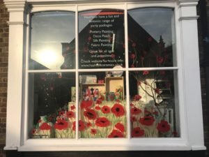 Remembrance Window Display at HaaHoos